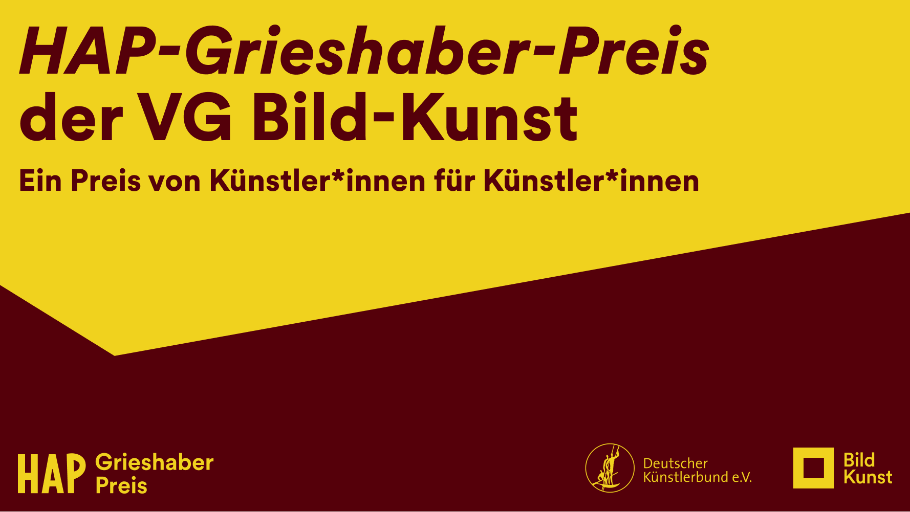 Key Visual des HAP-Grieshaber-Preises